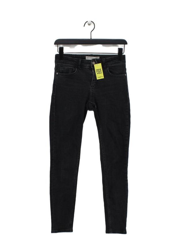 Zara Women's Jeans UK 6 Black Cotton with Elastane
