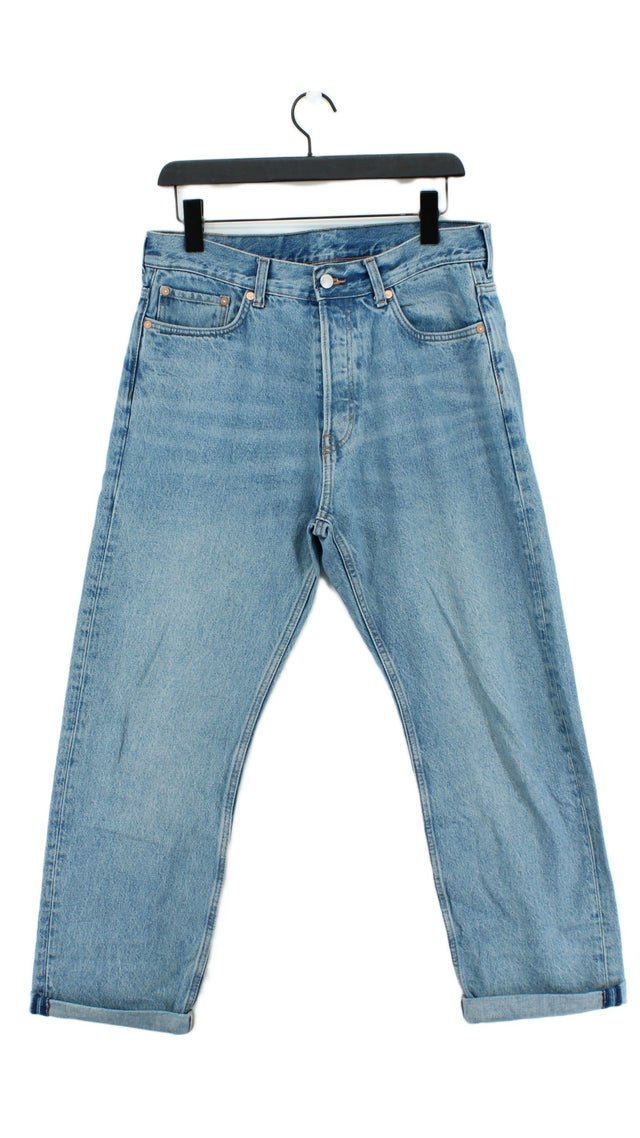 Weekday Men's Jeans W 30 in; L 30 in Blue 100% Cotton