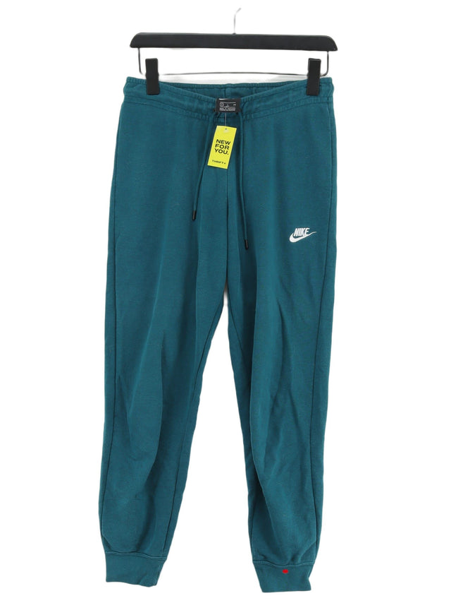 Nike Women's Sports Bottoms S Green Cotton with Polyester
