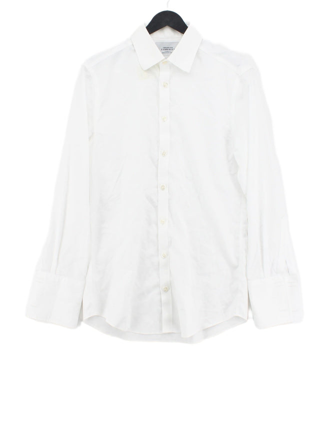 Charles Tyrwhitt Men's Shirt Chest: 38 in White 100% Other