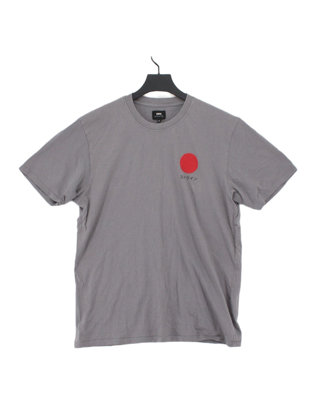 Edwin Men's T-Shirt M Grey 100% Cotton