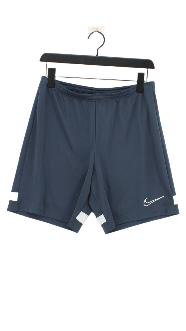 Nike Men's Sports Bottoms M Blue 100% Polyester