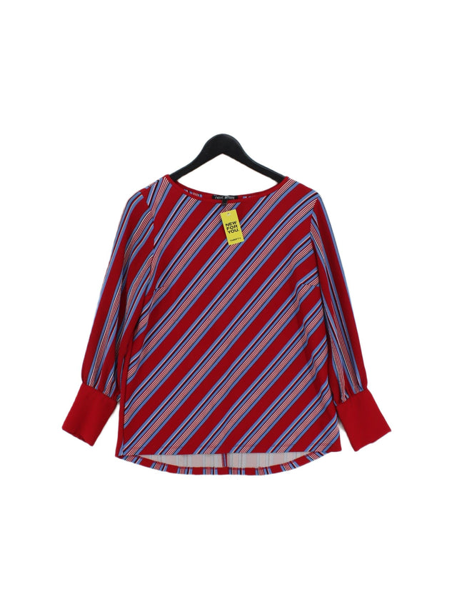 Next Women's Top UK 14 Red Polyester with Elastane