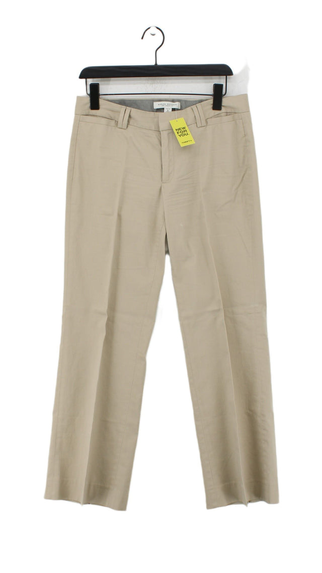 Banana Republic Women's Suit Trousers UK 8 Tan Cotton with Elastane