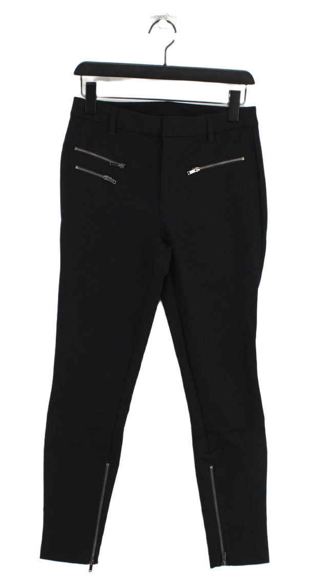 Gap Women's Trousers UK 8 Black Nylon with Elastane, Spandex