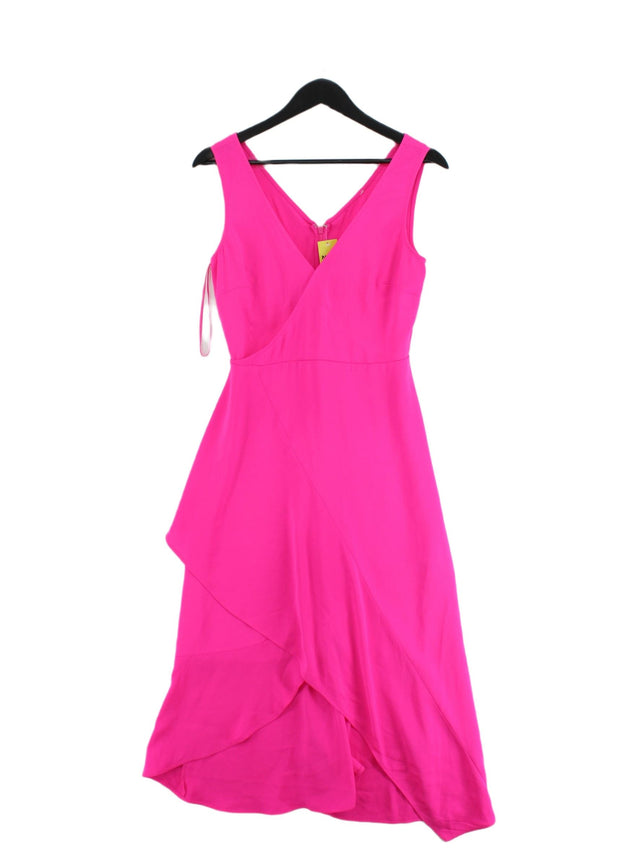 Warehouse Women's Maxi Dress UK 10 Pink 100% Polyester