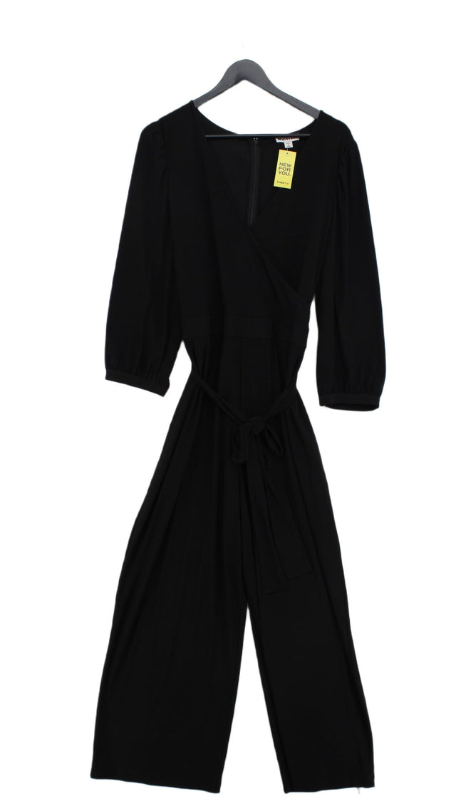 Whistles Women's Jumpsuit UK 18 Black Polyester with Elastane