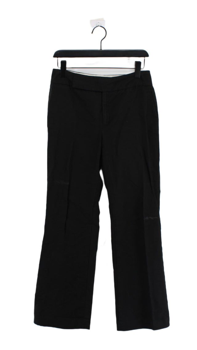 Banana Republic Women's Suit Trousers UK 8 Black 100% Cotton