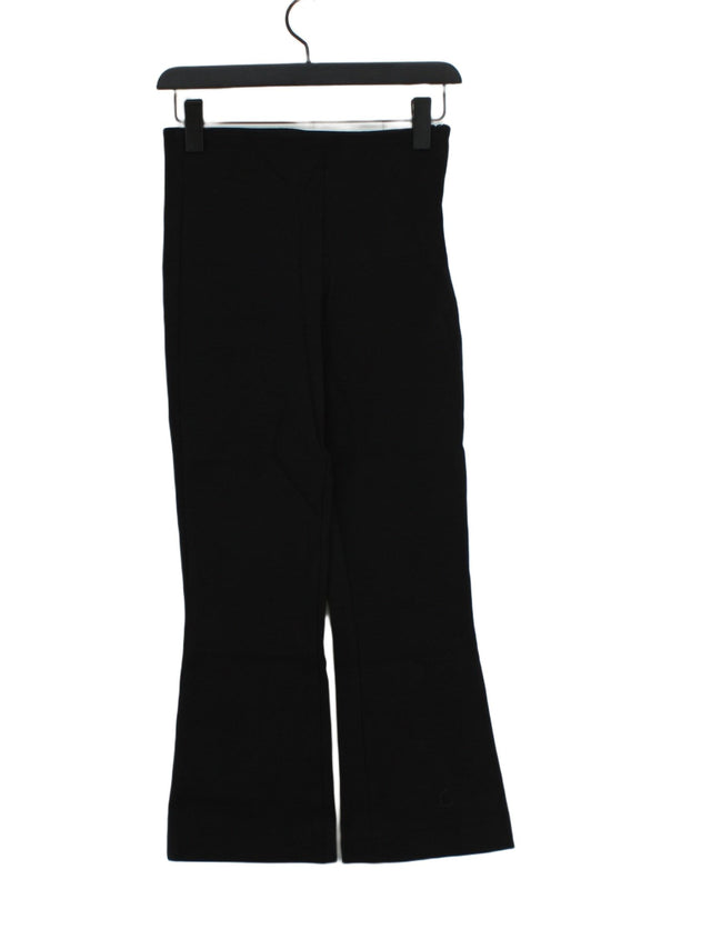 Zara Women's Suit Trousers XS Black Viscose with Elastane, Polyamide