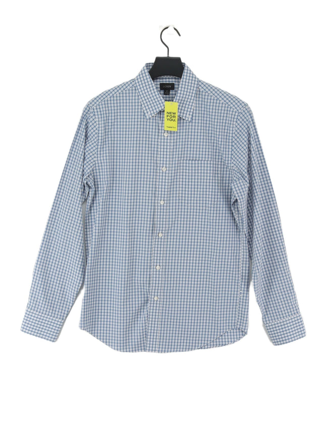 J. Crew Men's Shirt S Blue 100% Cotton