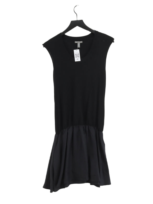 Gap Women's Midi Dress M Black 100% Silk