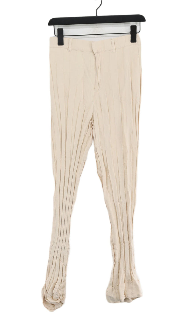 Zara Women's Suit Trousers S Tan 100% Viscose