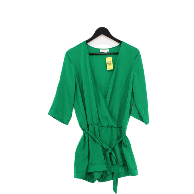 Next Women's Playsuit UK 10 Green 100% Polyester