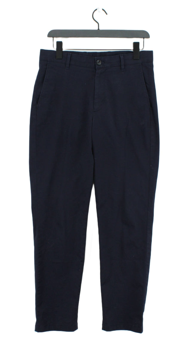 Charles Tyrwhitt Men's Trousers W 32 in Blue Cotton with Elastane