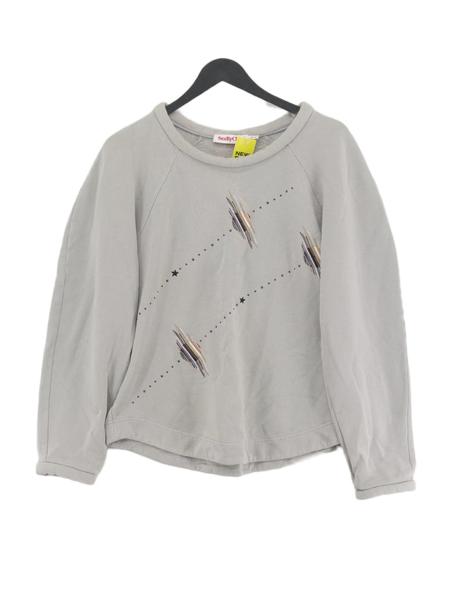 See By Chloé Women's Jumper UK 8 Grey 100% Other