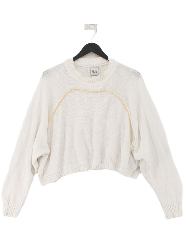 Urban Outfitters Women's Jumper XS White 100% Cotton