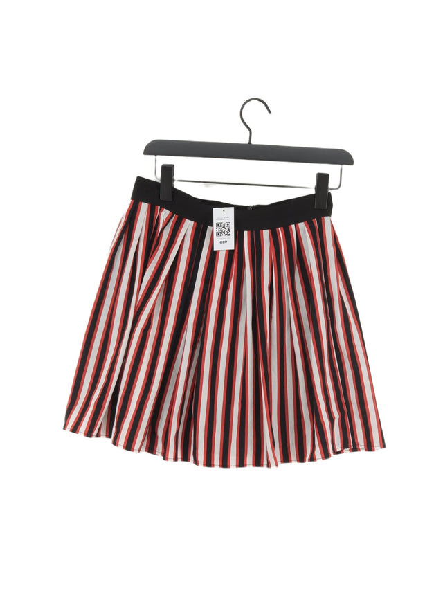 Mango Women's Midi Skirt UK 10 Multi 100% Polyester
