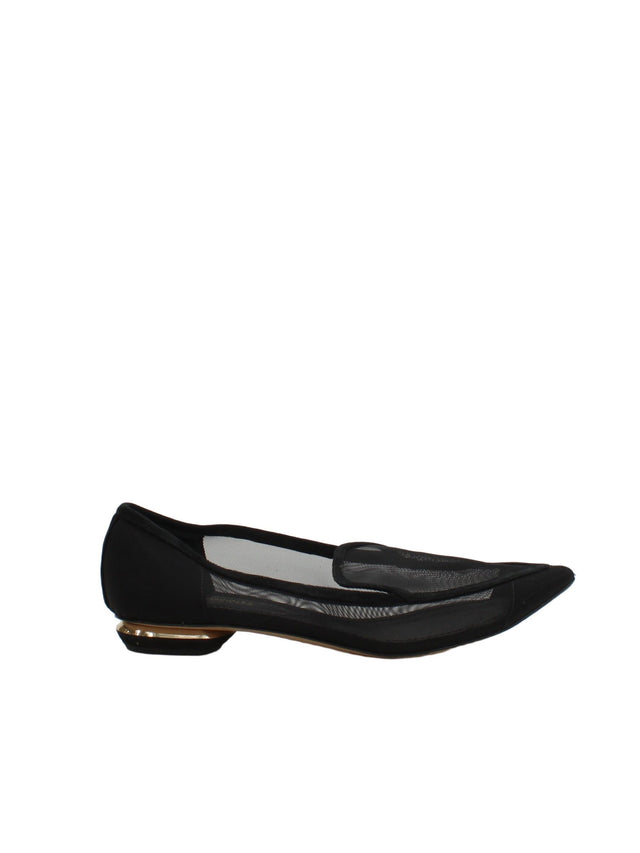 Nicholas Kirkwood Women's Flat Shoes UK 4.5 Black 100% Other