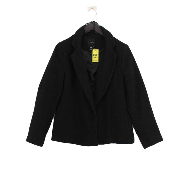 New Look Women's Jacket UK 12 Black Polyester with Acrylic