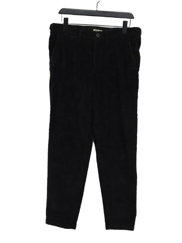 Selected Homme Women's Jeans W 32 in Black Cotton with Elastane