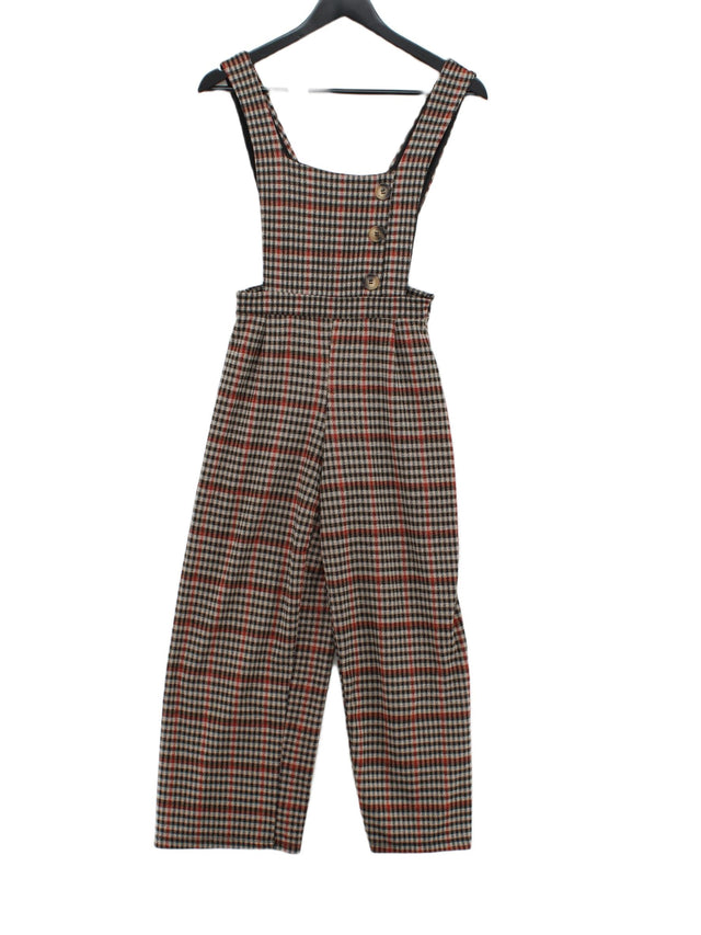 Pull&Bear Women's Jumpsuit S Multi Polyester with Cotton, Elastane, Viscose