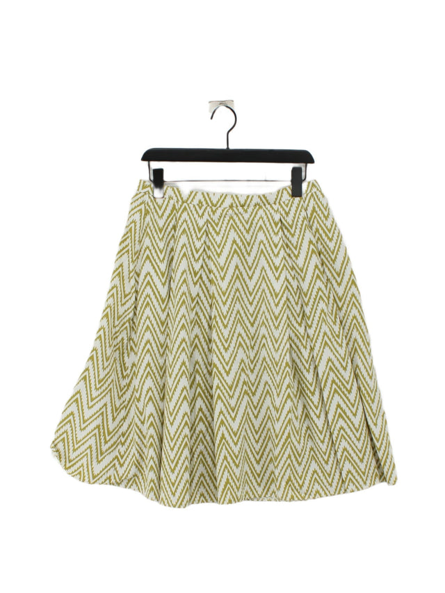 Jasper Conran Women's Midi Skirt UK 12 Multi 100% Cotton