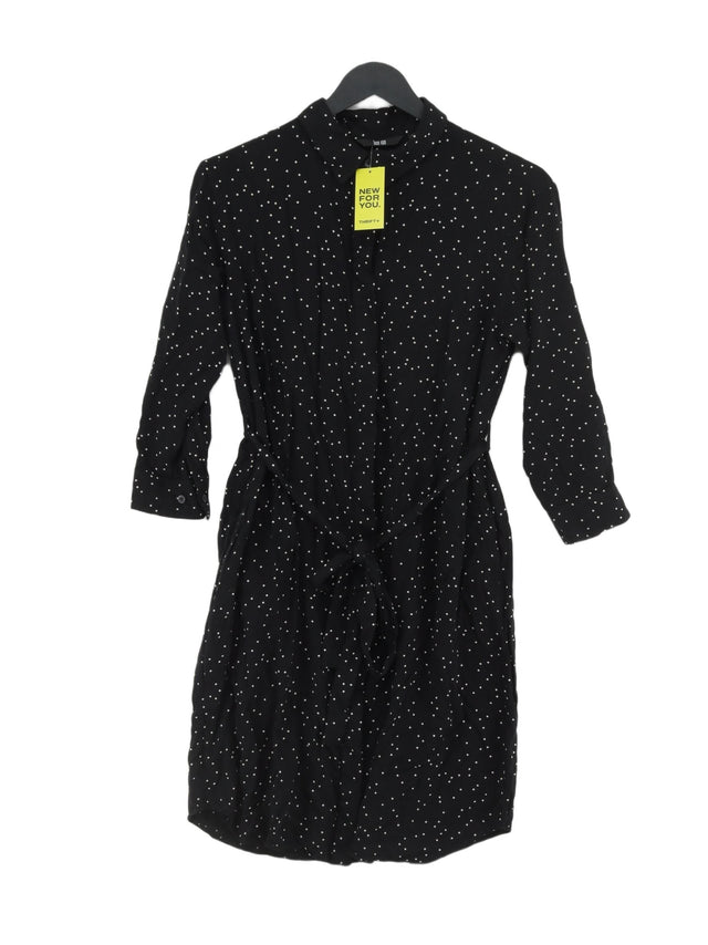 Uniqlo Women's Midi Dress XS Black 100% Rayon