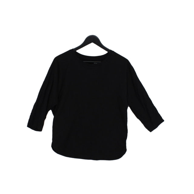 Next Women's T-Shirt S Black 100% Elastane