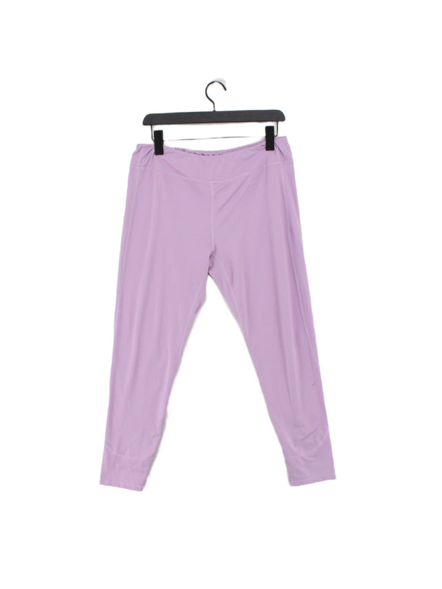 Love & Other Things Women's Leggings UK 20 Purple Polyester with Elastane