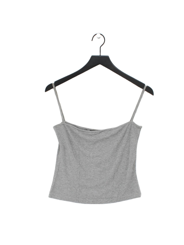 French Connection Women's Top M Grey 100% Other