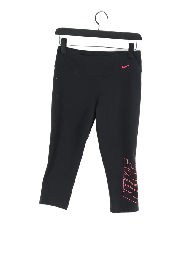 Nike Women's Sports Bottoms M Black Polyester with Spandex