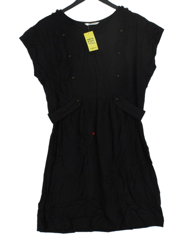 Aubin & Wills Women's Mini Dress UK 10 Black 100% Viscose