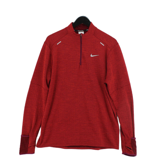 Nike Men's Loungewear L Red Polyester with Elastane
