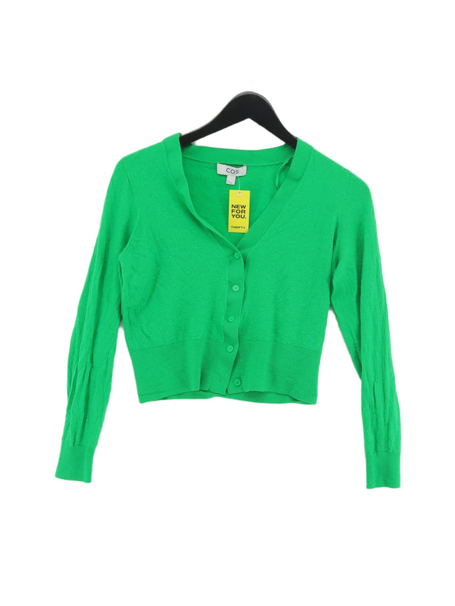 COS Women's Cardigan M Green 100% Wool