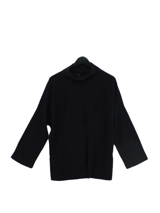 COS Women's Jumper M Blue 100% Wool