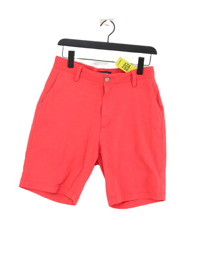 Nautica Men's Shorts W 30 in Orange Cotton with Elastane