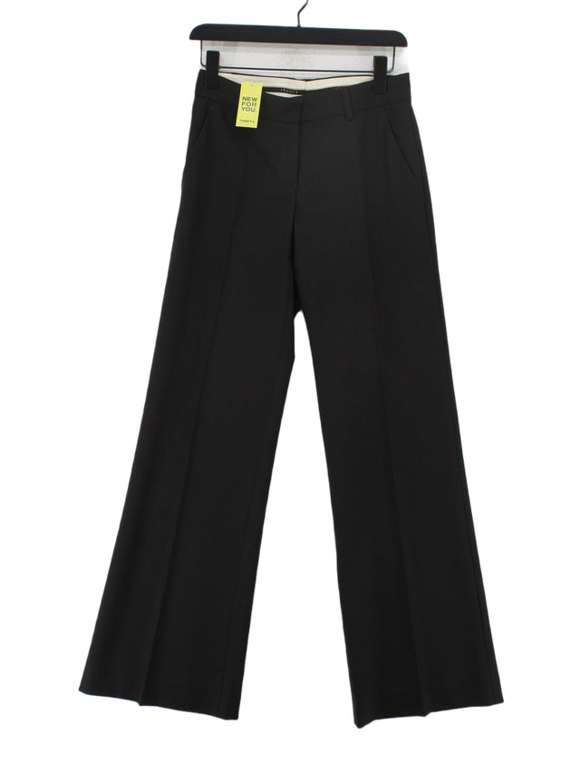 Theory Women's Suit Trousers W 28 in Black Wool with Other
