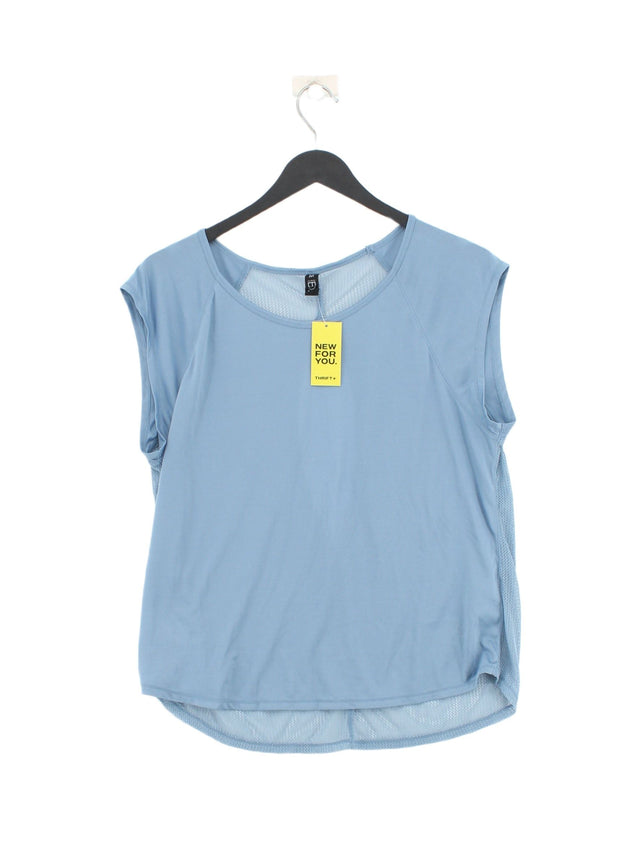 Cotton On Body Women's T-Shirt M Blue Polyester with Elastane