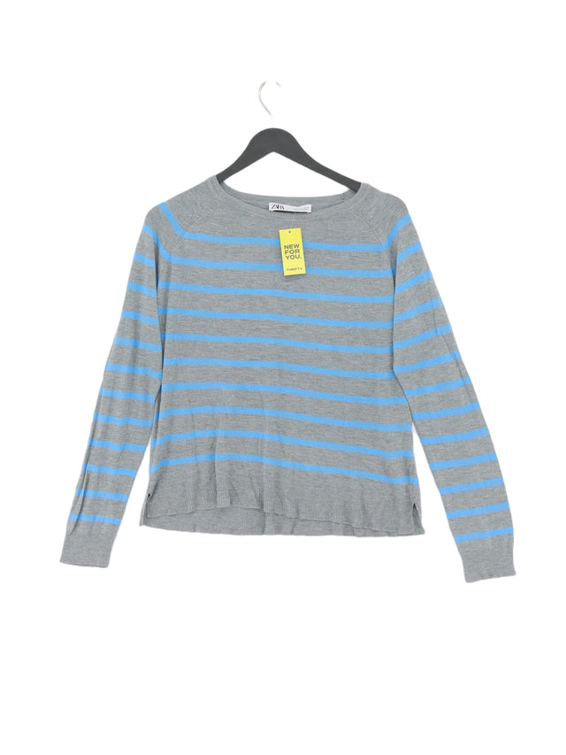 Zara Women's Top S Grey Acrylic with Viscose