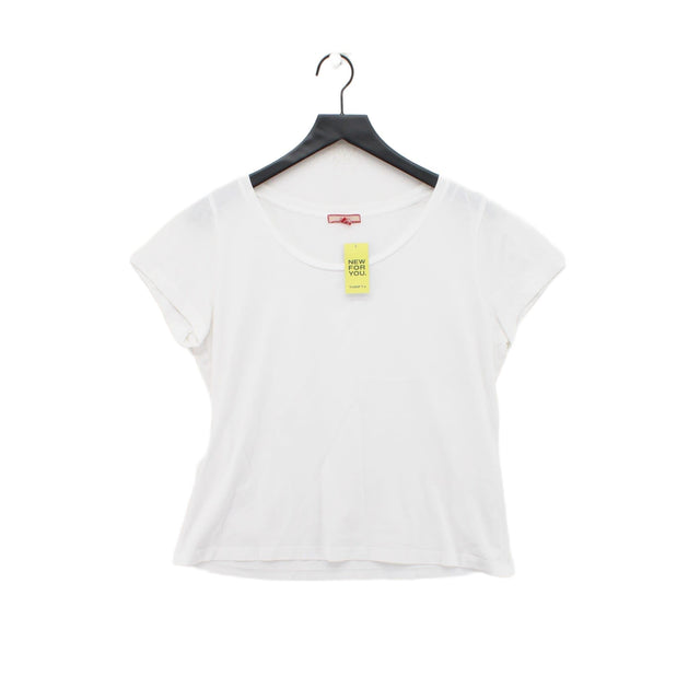 Joe Browns Women's Top UK 14 White 100% Cotton