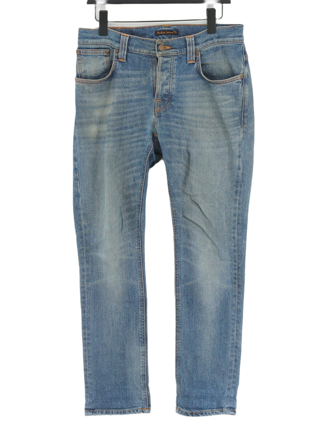 Nudie Jeans Men's Jeans W 32 in Blue 100% Cotton