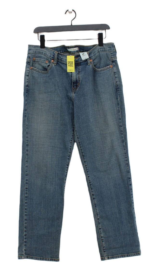 Levi’s Women's Jeans UK 12 Blue Cotton with Spandex