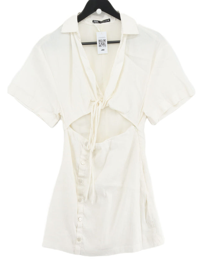 Zara Women's Midi Dress M White