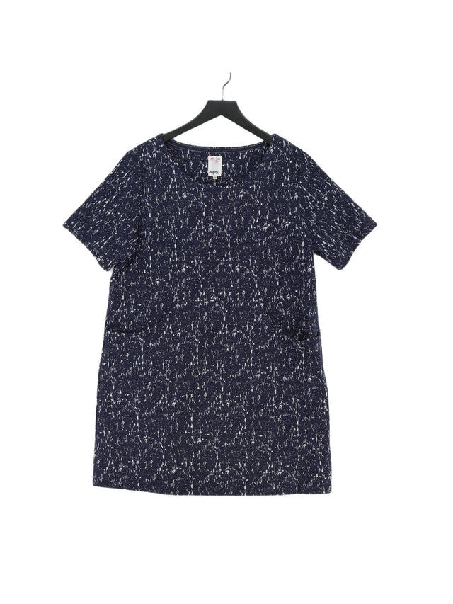 Mantaray Women's Midi Dress UK 20 Blue Polyester with Elastane