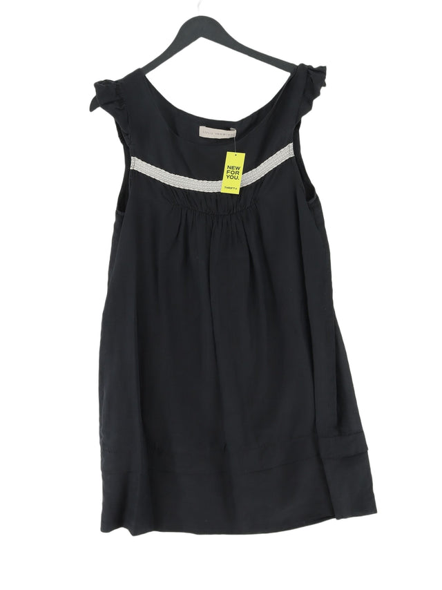 Lulu Yasmine Women's Mini Dress M Black 100% Cotton