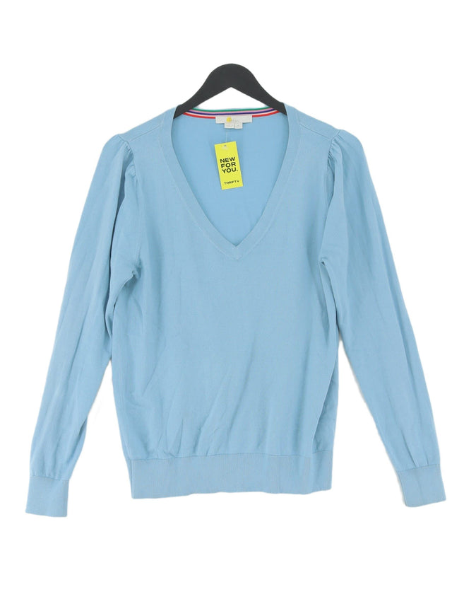 Boden Women's Jumper M Blue Cotton with Elastane