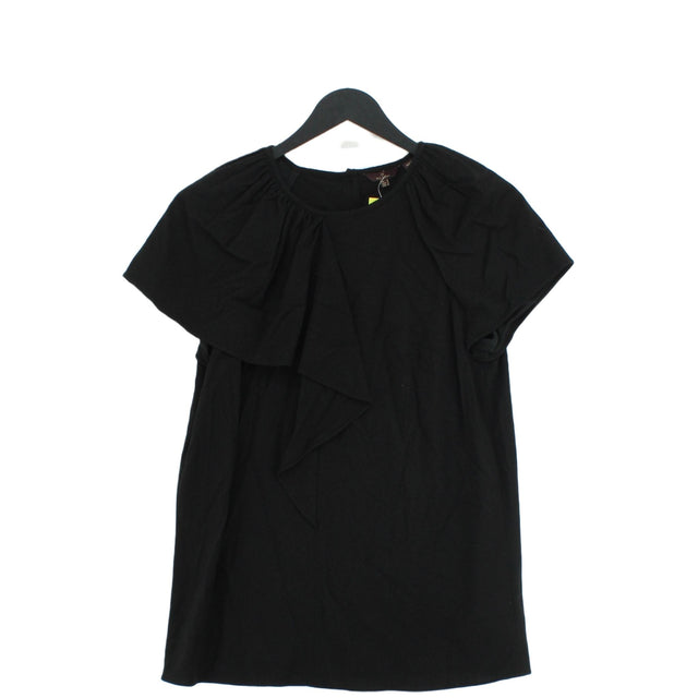 Mulberry Women's Top UK 8 Black Viscose with Elastane, Polyamide