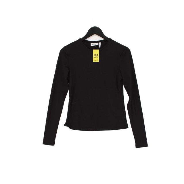 Weekday Women's Top M Black Cotton with Elastane