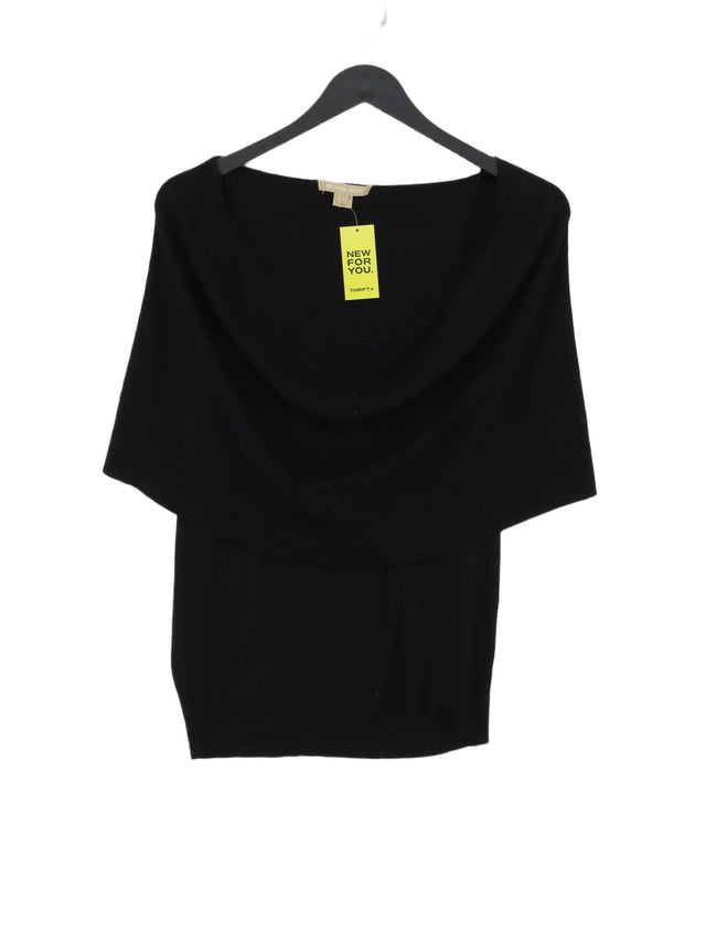 Michael Kors Women's Top S Black 100% Other