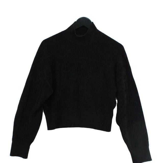 & Other Stories Women's Jumper S Black Viscose with Elastane, Polyester